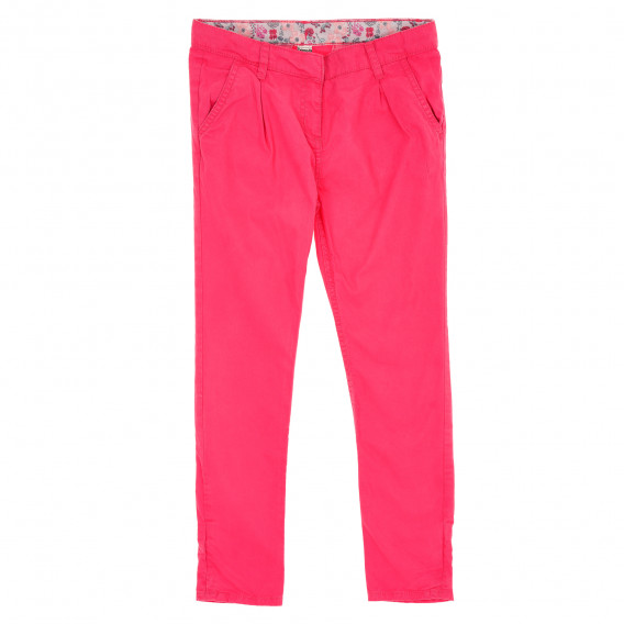 Βαμβακερό παντελόνι για ένα κορίτσι, ροζ Tape a l'oeil 157350 