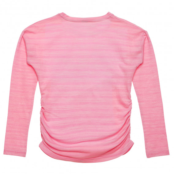 Ροζ μπλούζα με τύπωμα για κορίτσια V&D 157783 4