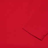 Κόκκινο πουκάμισο με ψηλό λαιμό για κορίτσια Idexe 160328 2
