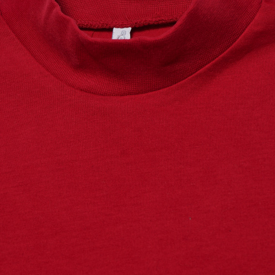 Κόκκινη βαμβακερή μπλούζα για κορίτσια Idexe 160332 2