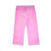 Σπορ παντελόνι για κορίτσια, ροζ Juicy Couture 161128 
