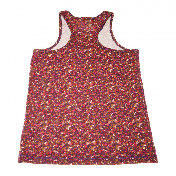 Βαμβακερή μπλούζα με λουλουδάτο μοτίβο για κορίτσια Naf Naf 161148 2