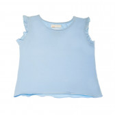Βαμβακερή μπλούζα για κορίτσια, ανοιχτό μπλε Amore 161159 
