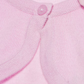 Βαμβακερό μπολερό με φιόγκο σε ροζ χρώμα για ένα κορίτσι Benetton 161282 2