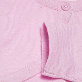 Βαμβακερό μπολερό με φιόγκο σε ροζ χρώμα για ένα κορίτσι Benetton 161283 3