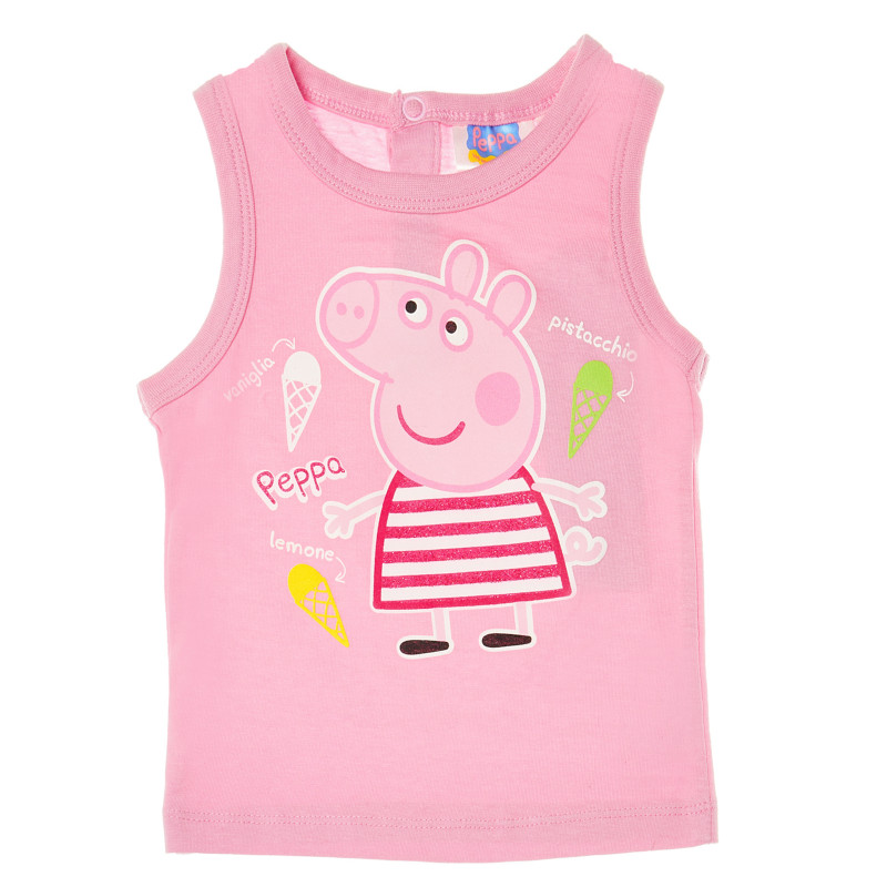 Μπλουζάκι για κορίτσια, ροζ με σχέδιο Peppa Pig  162214