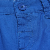 Μπλε βαμβακερό παντελόνι με τρεις τσέπες για ένα αγόρι Benetton 163544 2
