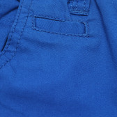 Μπλε βαμβακερό παντελόνι με τρεις τσέπες για ένα αγόρι Benetton 163545 3