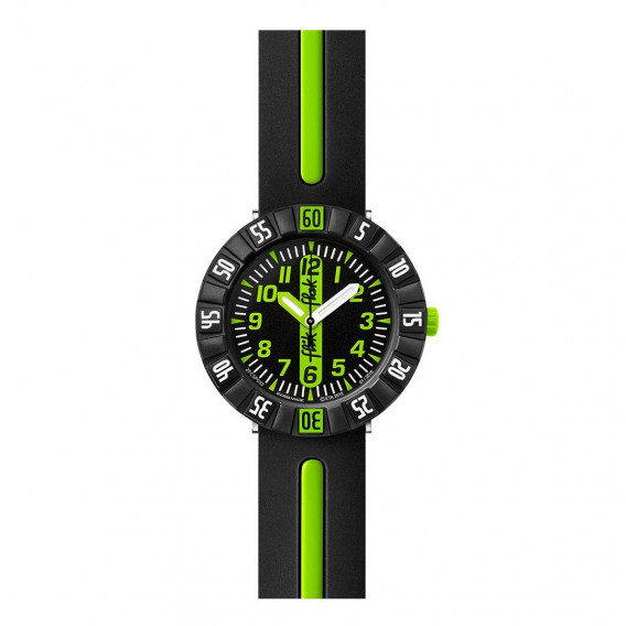 Ρολόι χειρός με πράσινη λωρίδα για αγόρια Swatch 16385 2