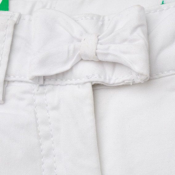 Παντελόνι σε λευκό για ένα κορίτσι Benetton 163878 2
