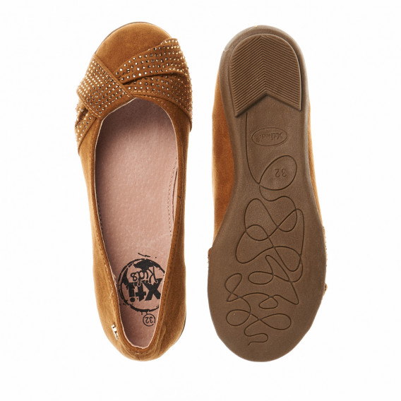 Παπούτσια Ballerina-Style για κορίτσια με μικρό χρυσό λογότυπο XTI 16461 2