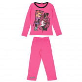 Πιτζάμες δύο τεμαχίων βαμβακιού για κορίτσια, ροζ Monster High 164798 