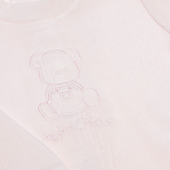 Μπλούζα μωρού για κορίτσια ροζ Chicco 165072 4