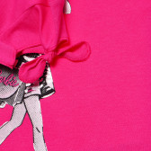 Ροζ βαμβακερό αμάνικο πουκάμισο για μια κοπέλα, Barbie Benetton 167179 3