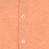 Βαμβακερή μπλούζα για αγόρια, πορτοκαλί Idexe 167801 3