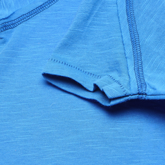 Βαμβακερό μπλουζάκι για μωρά σε μπλε, ναυτικό Benetton 168430 3