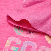 Ροζ αμάνικο πουκάμισο για ένα κορίτσι Benetton 168609 3