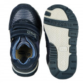 Πάνινα παπούτσια με velcro στερέωση για μωρό για αγόρι, σκούρο μπλε Chicco 169944 3