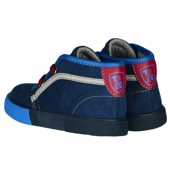 Μπότες με κόκκινες λεπτομέριες για αγόρια, μπλε Chicco 170061 2