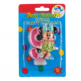 Κερί Minnie Mouse του νούμερο 9 για κορίτσια Minnie Mouse 170256 