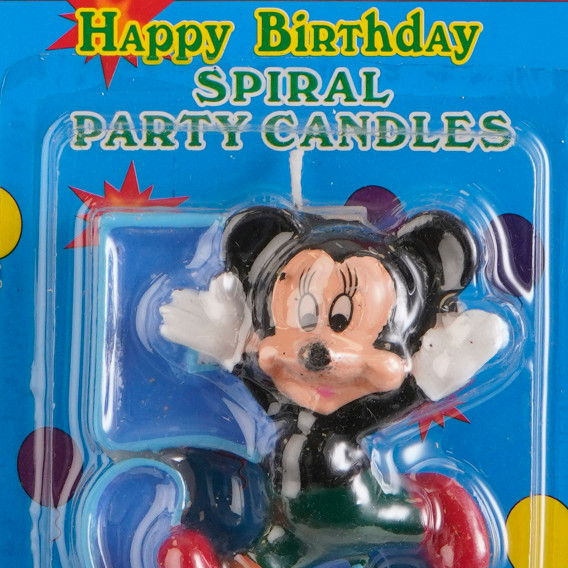 Κερί Mickey Mouse νούμερο 5 για αγόρια Mickey Mouse 170261 2