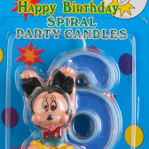 Κερί Mickey Mouse νούμερο 6 για αγόρια Mickey Mouse 170263 2