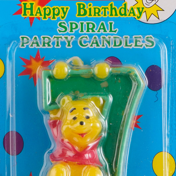 Κερί με τον Winnie the Pooh νούμερο 7  170293 2