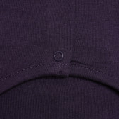 Βαμβακερή μπλούζα με μακριά μανίκια για μωρά, μωβ Tape a l'oeil 170425 3
