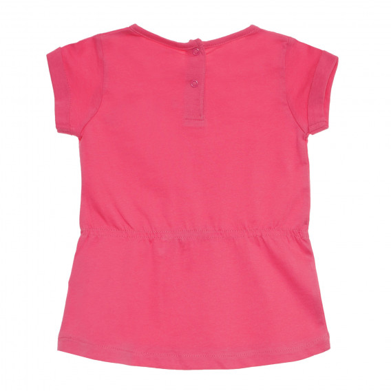Ροζ βαμβακερό παιδικό φόρεμα για κορίτσια Tape a l'oeil 170450 4