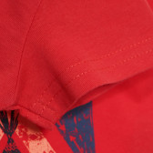 Βαμβακερή μπλούζα μωρού για αγόρι, με κόκκινο χρώμα Tape a l'oeil 170465 3