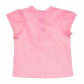 Βαμβακερό παιδικό φόρεμα με τύπωμα για κορίτσια, ροζ Tape a l'oeil 170474 4
