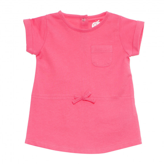 Βαμβακερό παιδικό φόρεμα για κορίτσια, σε ροζ χρώμα Tape a l'oeil 170742 