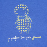 Βαμβακερή μπλούζα μωρού για κορίτσια, μπλε Tape a l'oeil 170884 2