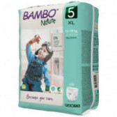 Bambo Nature Pants μεγέθους 5 XL, οικολογικές πάνες μίας χρήσης 12-18 κιλά - 19 τεμ. Bambo Nature 171184 3