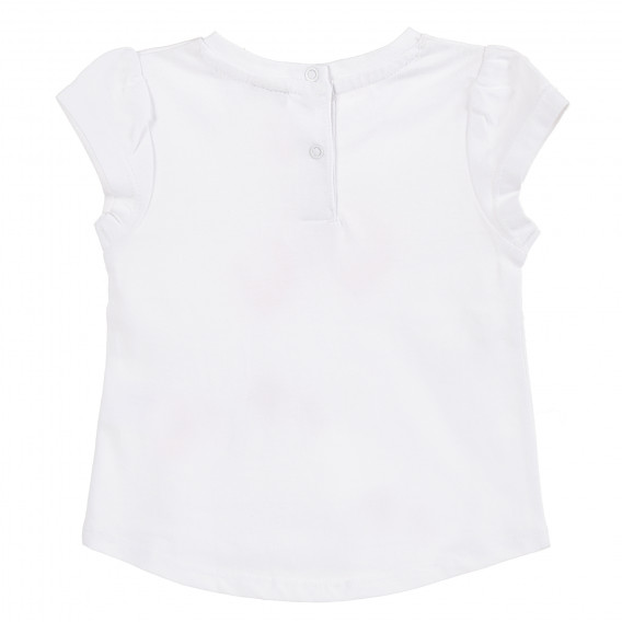 Λευκό βαμβακερό φόρεμα με τύπωμα μπαλονιού για μωρά ( κορίτσια ) Tape a l'oeil 171288 4