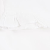 Λευκό βαμβακερό φόρεμα με κοντά μανίκια για μωρά ( κορίτσια ) Tape a l'oeil 171307 3
