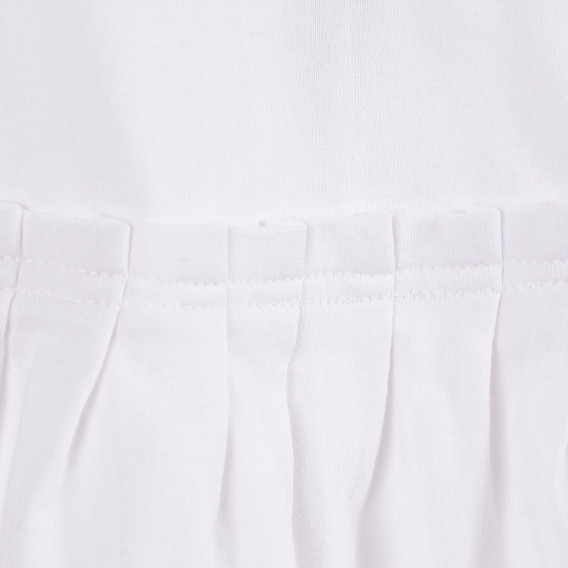 Βαμβακερό φόρεμα σε λευκό χρώμα για κορίτσια Tape a l'oeil 171315 3