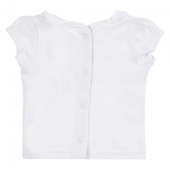 Μπλουζάκι σε λευκό χρώμα για μωρά ( κορίτσια ) Tape a l'oeil 171440 4