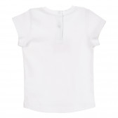 Βαμβακερό μπλουζάκι σε λευκό χρώμα με τύπωμα για μωρά ( κορίτσια ) Tape a l'oeil 171444 4