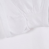 Βαμβακερό μπλουζάκι σε λευκό χρώμα για μωρά ( κορίτσια ) Tape a l'oeil 171447 3