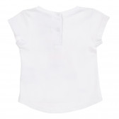 Βαμβακερή μπλούζα σε λευκό χρώμα για μωρά ( κορίτσια ) Tape a l'oeil 171452 4