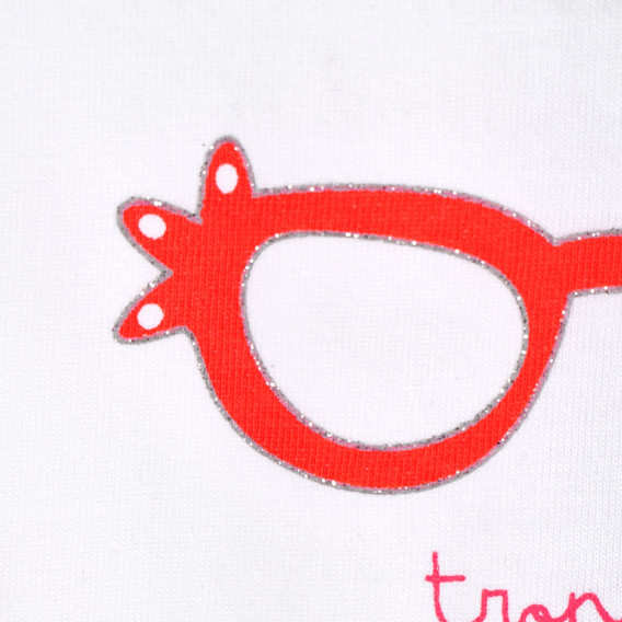 Βαμβακερή μπλούζα με κοντά μανίκια για μωρά ( κορίτσια ) Tape a l'oeil 171466 2