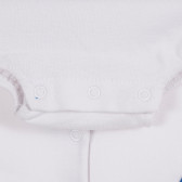 Βαμβακερό φορμάκι σε  λευκό και μπλε χρώμα για μωρά ( αγόρια ) Tape a l'oeil 171511 3