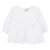 Λευκό βαμβακερό φόρεμα για μωρά ( κοριτσάκια ) Tape a l'oeil 171537 