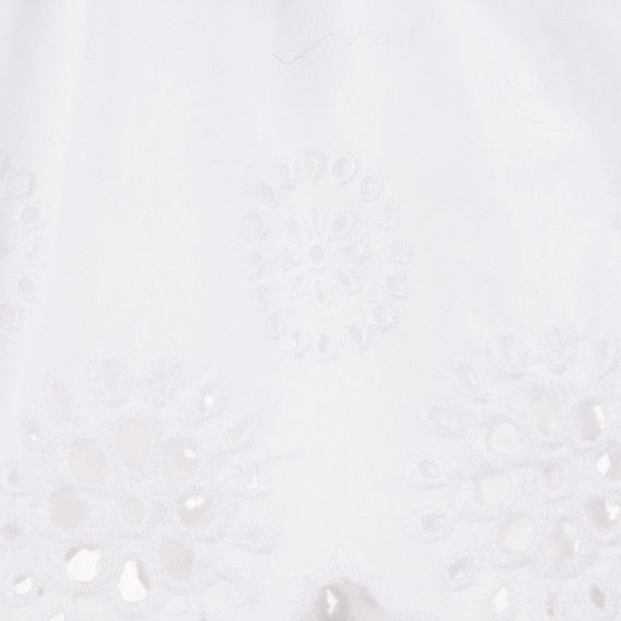 Λευκό βαμβακερό φόρεμα για μωρά ( κοριτσάκια ) Tape a l'oeil 171538 2