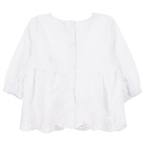 Λευκό βαμβακερό φόρεμα για μωρά ( κοριτσάκια ) Tape a l'oeil 171540 4