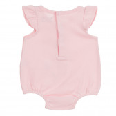 Ροζ βαμβακερό κορμάκι για μωρά ( κορίτσια ) Tape a l'oeil 171683 4