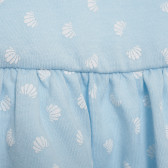 Βαμβακερό φόρεμα με σχέδιο για κορίτσια ανοιχτό μπλε Name it 171781 4
