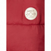 Κόκκινο μπουφάν με αποσπώμενη κουκούλα για κορίτσια Name it 171947 2