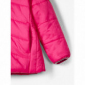 Ροζ μπουφάν με αφαιρούμενη  κουκούλα για κορίτσια Name it 172000 2
